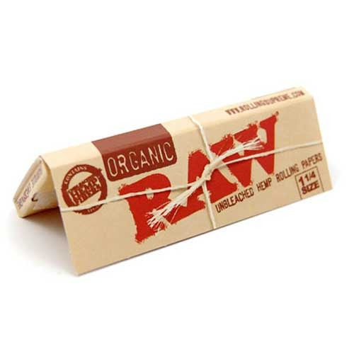 Raw Organic 1 1/4 Rolling Papers - Retro Active Smoke Shop
