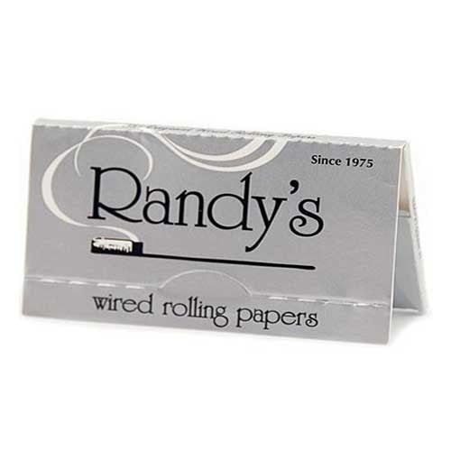 Randy's Silver 1 1/4 Wired Rolling Papers - Retro Active Smoke Shop
