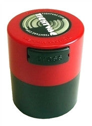 MiniVac Storage Container 1oz - Red/Black - Retro Active Smoke Shop
