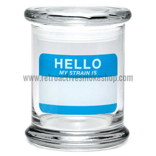 420 Science Large Pop Top Jar - Hello Write & Erase - Retro Active Smoke Shop
