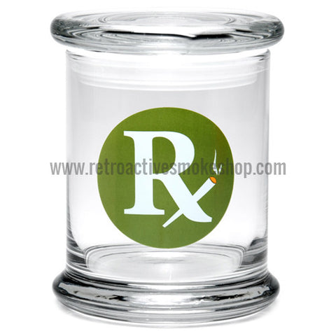 420 Science Large Pop Top Jar - Rx: Green - Retro Active Smoke Shop
