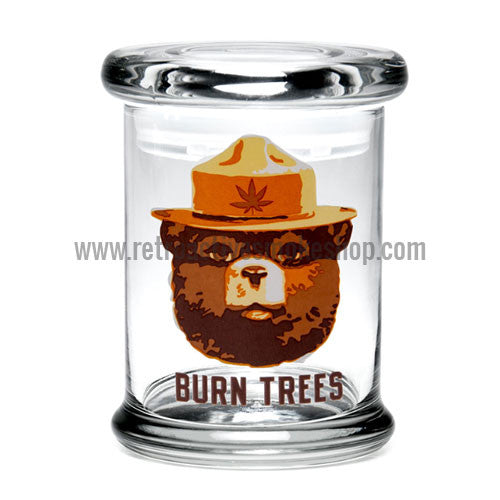 420 Science Medium Pop Top Jar - Burn Trees - Retro Active Smoke Shop
