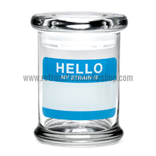 420 Science Medium Pop Top Jar - Hello Write & Erase - Retro Active Smoke Shop
