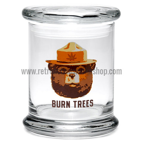 420 Science Large Pop Top Jar - Burn Trees - Retro Active Smoke Shop
