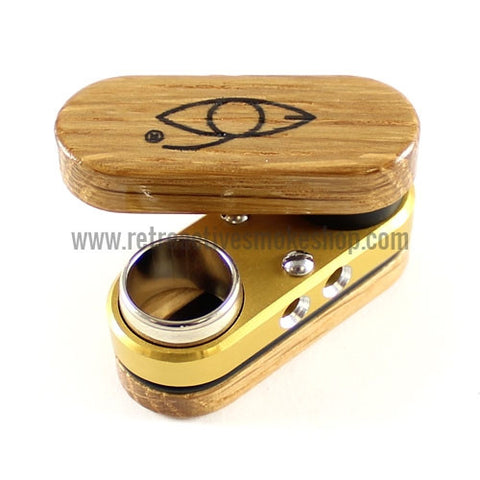Classic Monkey Pipe - Gold - Retro Active Smoke Shop
