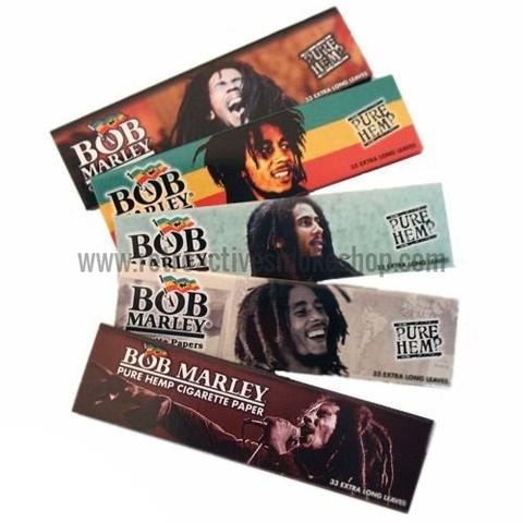 Bob Marley 1 1/4 Pure Hemp Rolling Papers - Retro Active Smoke Shop

