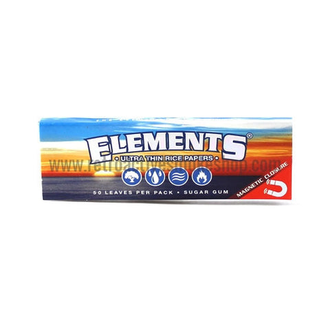 Elements 1 1/4 Ultra Thin Rice Rolling Papers - Retro Active Smoke Shop
