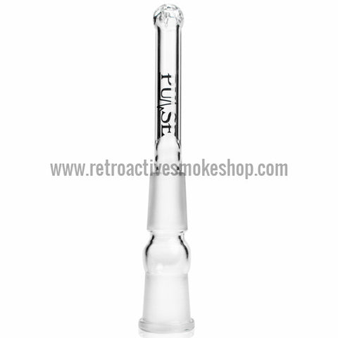 Pulse Glass 3" 18mm/18mm Showerhead Gridded Downstem - Retro Active Smoke Shop
