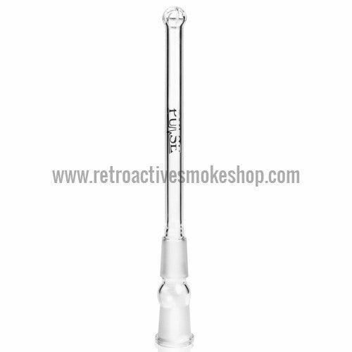 Pulse Glass 6" 18mm/18mm Showerhead Downstem - Retro Active Smoke Shop
