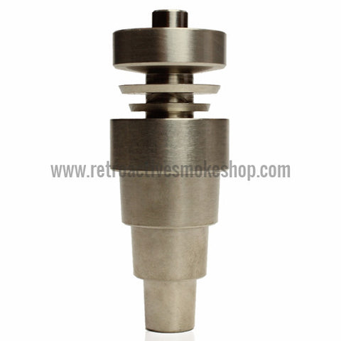 RASS 10mm/14mm/18mm Grade 2 Titanium Domeless Universal Nail - Retro Active Smoke Shop
 - 1