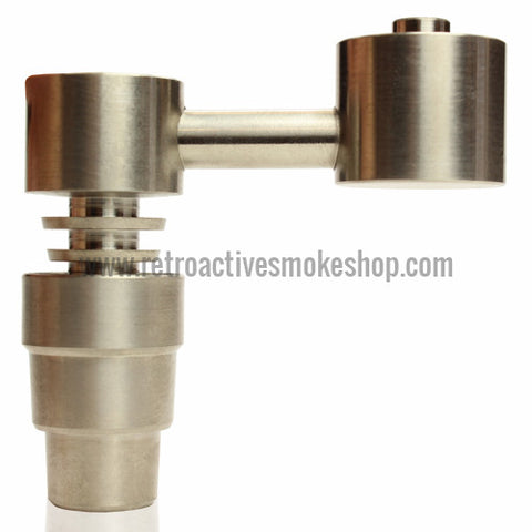 RASS 14mm/18mm Grade 2 Titanium Domeless Sidecar Nail - Retro Active Smoke Shop
 - 1