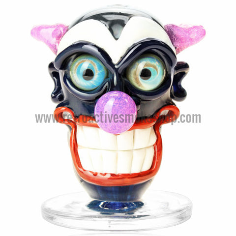 The Crush Glass Insane Asylum Face - Clown - Retro Active Smoke Shop
 - 1