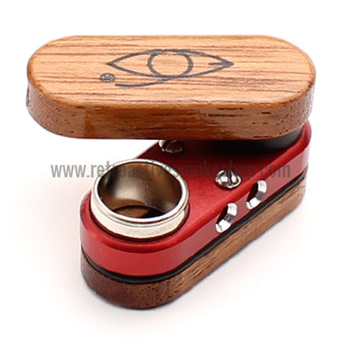 Classic Monkey Pipe - Red - Retro Active Smoke Shop
