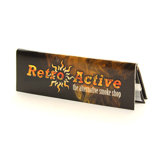 Retro Active 1 1/4 Thin Slow Burning Rolling Papers - Retro Active Smoke Shop
 - 1