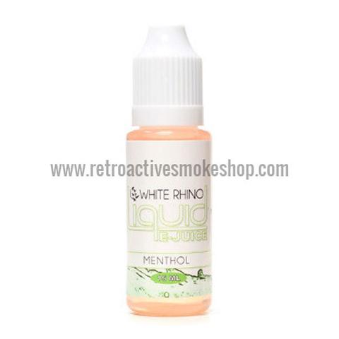 (CLEARANCE) White Rhino 10ml E-Liquid Bottle - 0mg/ml - Menthol - Retro Active Smoke Shop
